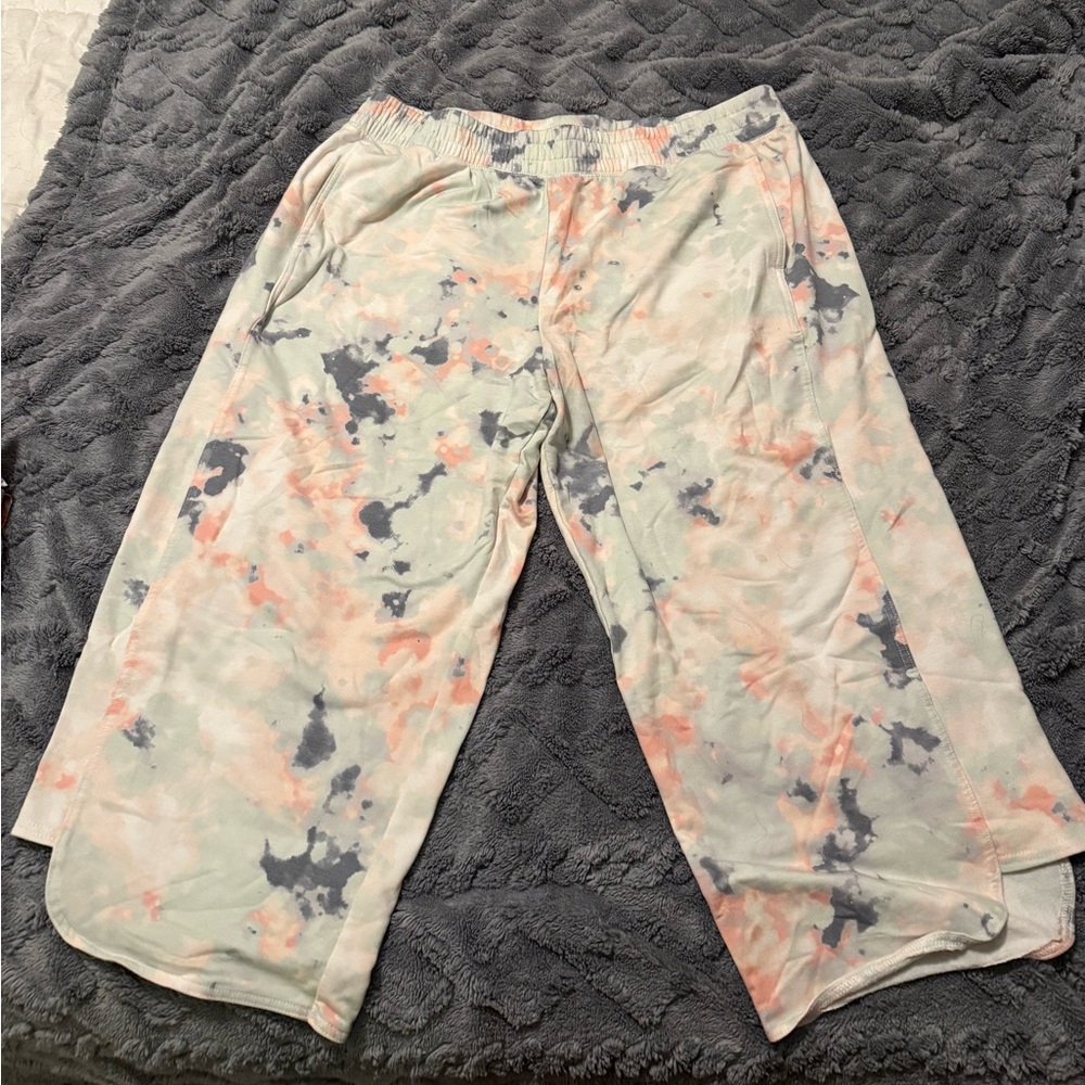 Zac and Rachel tie dyed joggers